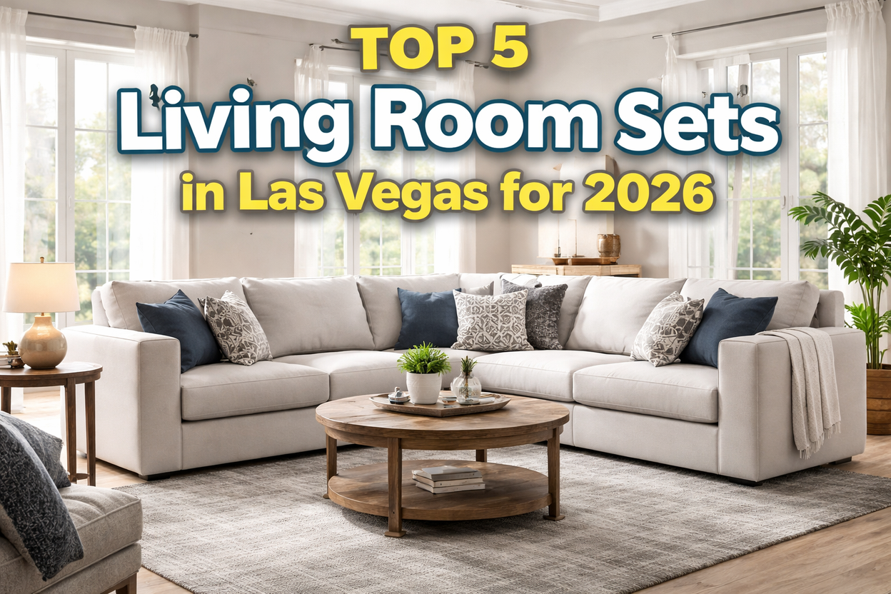 Top 5 Living Room Sets in Las Vegas for 2026 - Half Price Furniture