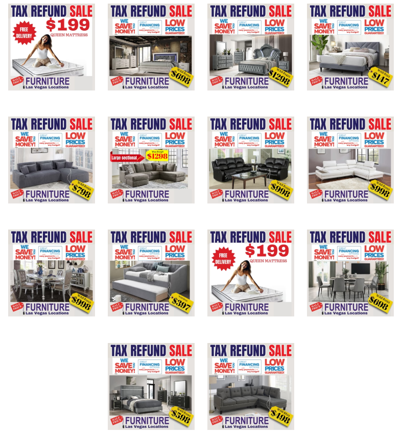 💰 Maximize Your Tax Refund with Huge Savings at Half Price Furniture! 💰 - Half Price Furniture