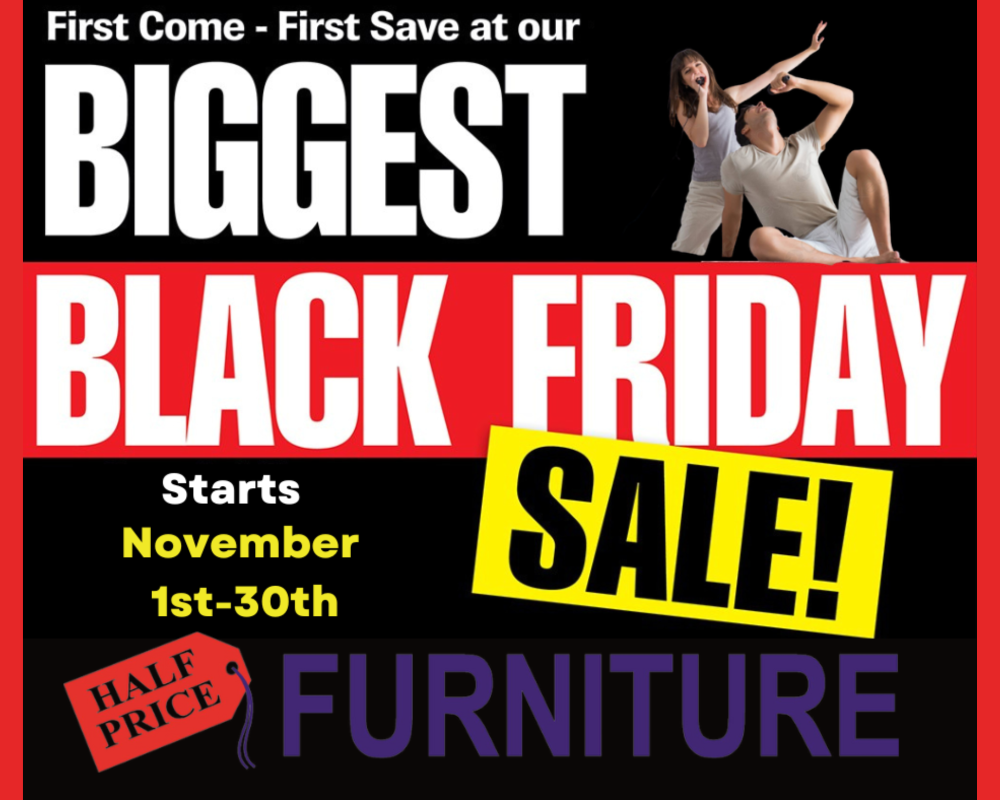 Black Friday Mega Sale: Unbeatable Deals at Half Price Furniture 🛋️🎉 - Half Price Furniture