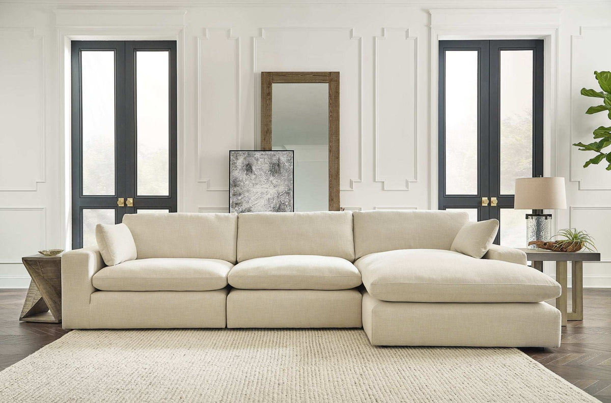 Elyza Sectional with Chaise Half Price Furniture