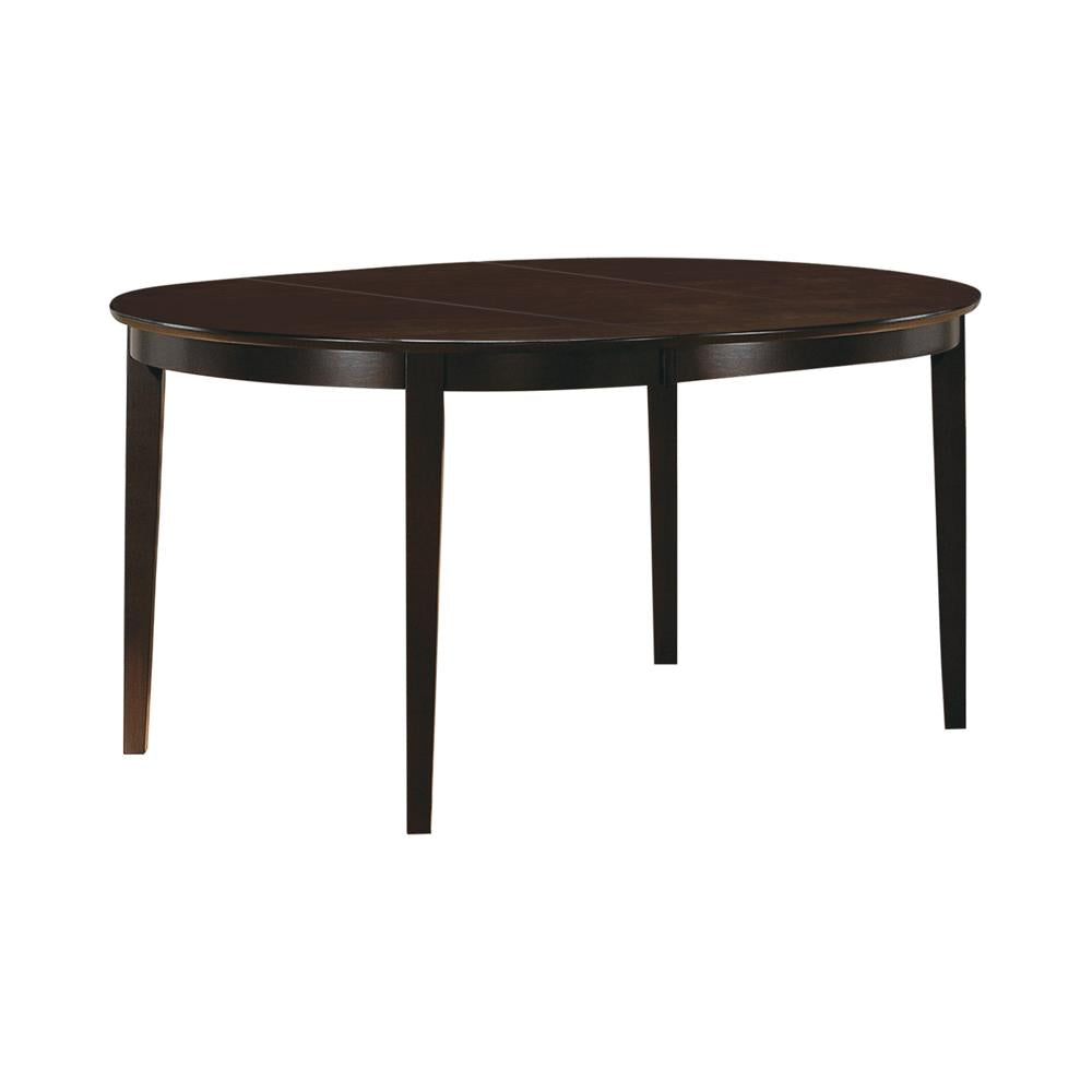 Gabriel Oval Dining Table Cappuccino Gabriel Oval Dining Table Cappuccino Half Price Furniture