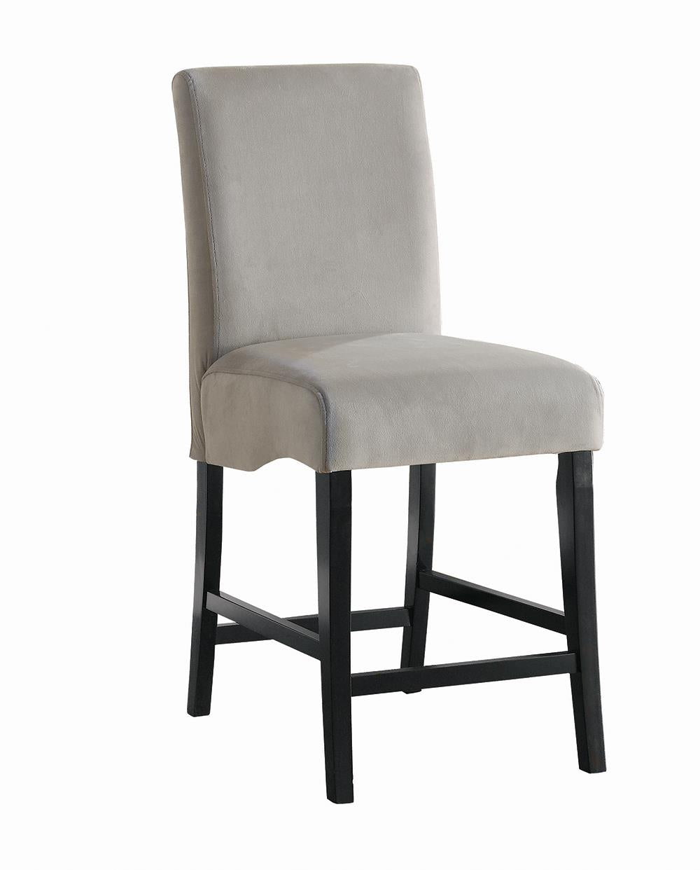 Stanton Upholstered Counter Height Chairs Grey and Black (Set of 2) Stanton Upholstered Counter Height Chairs Grey and Black (Set of 2) Half Price Furniture