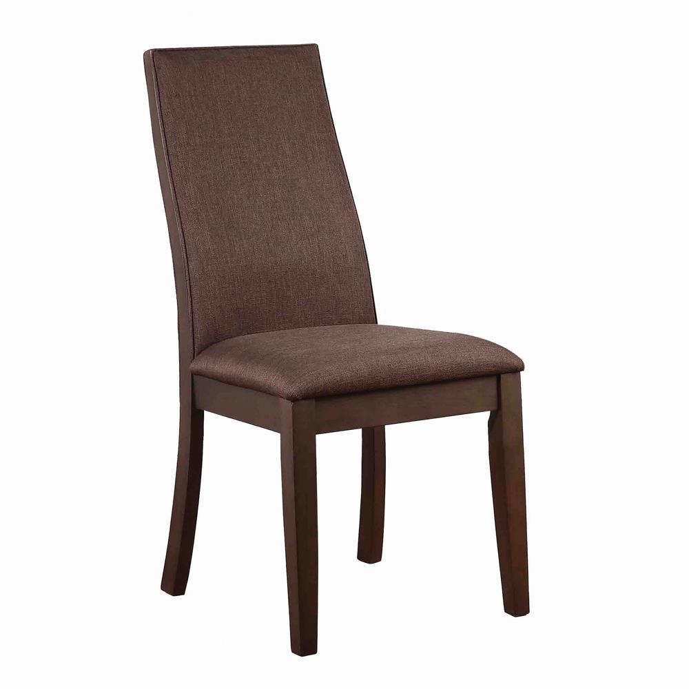 Spring Creek Upholstered Side Chairs Rich Cocoa Brown (Set of 2)  Las Vegas Furniture Stores