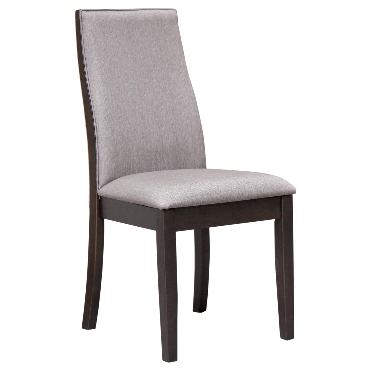 Spring Creek Upholstered Side Chairs Taupe (Set of 2) Half Price Furniture