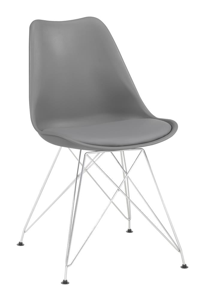 Juniper Upholstered Side Chairs Grey (Set of 2) Half Price Furniture