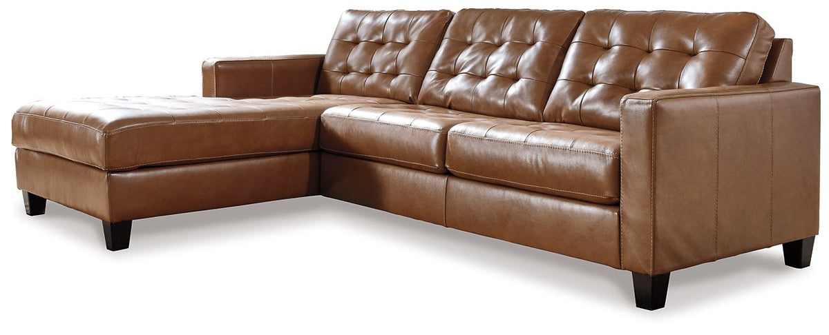 Baskove Sectional with Chaise  Las Vegas Furniture Stores
