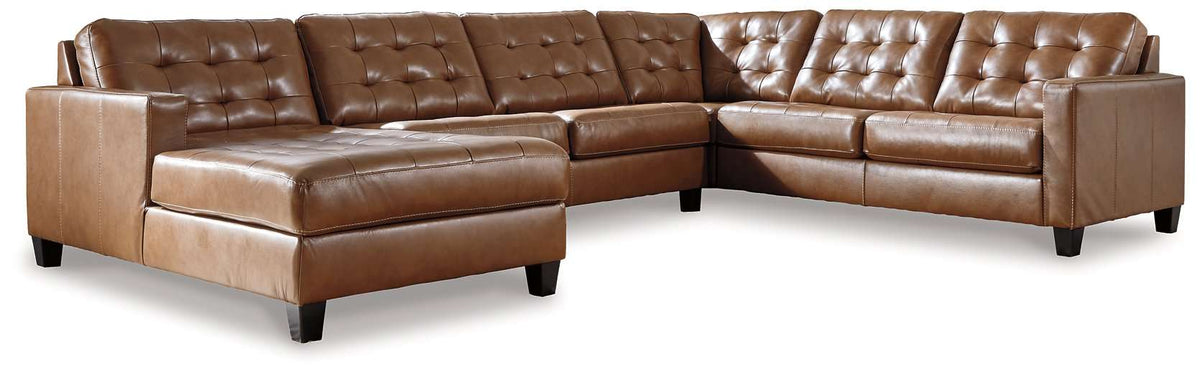 Baskove Sectional with Chaise Half Price Furniture