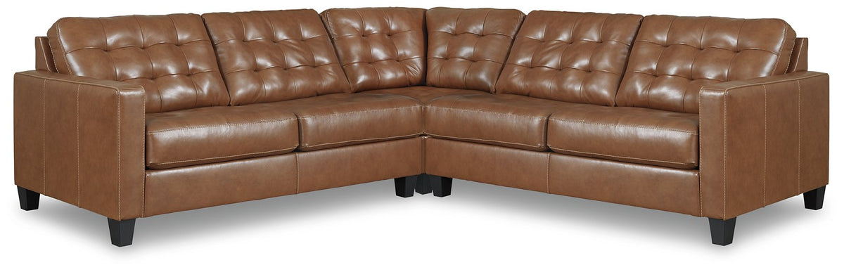 Baskove 3-Piece Sectional Half Price Furniture