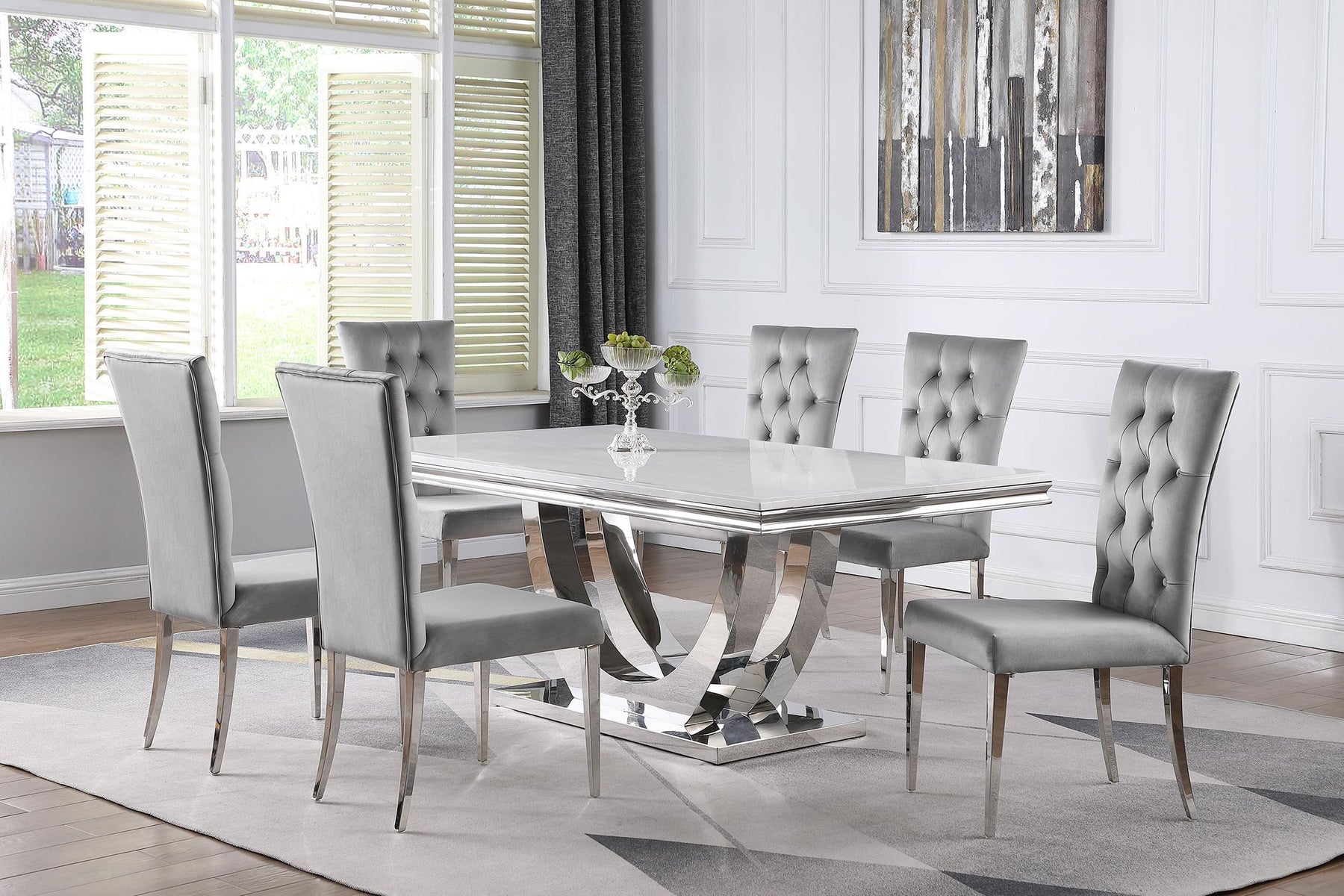 Kerwin Dining Room Set - Dining Room Set - Half Price Furniture