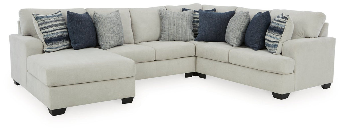 Lowder Sectional with Chaise  Las Vegas Furniture Stores