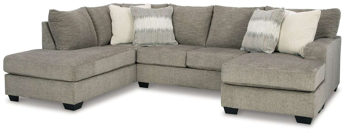 Creswell 2-Piece Sectional with Chaise Half Price Furniture