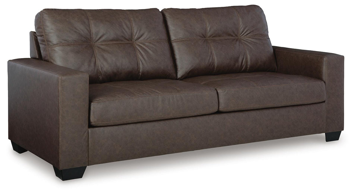Barlin Mills Queen Sofa Sleeper in Umber, angle view