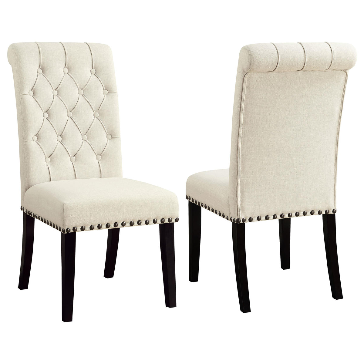 Alana Tufted Back Upholstered Side Chairs Beige (Set of 2) Alana Tufted Back Upholstered Side Chairs Beige (Set of 2) Half Price Furniture