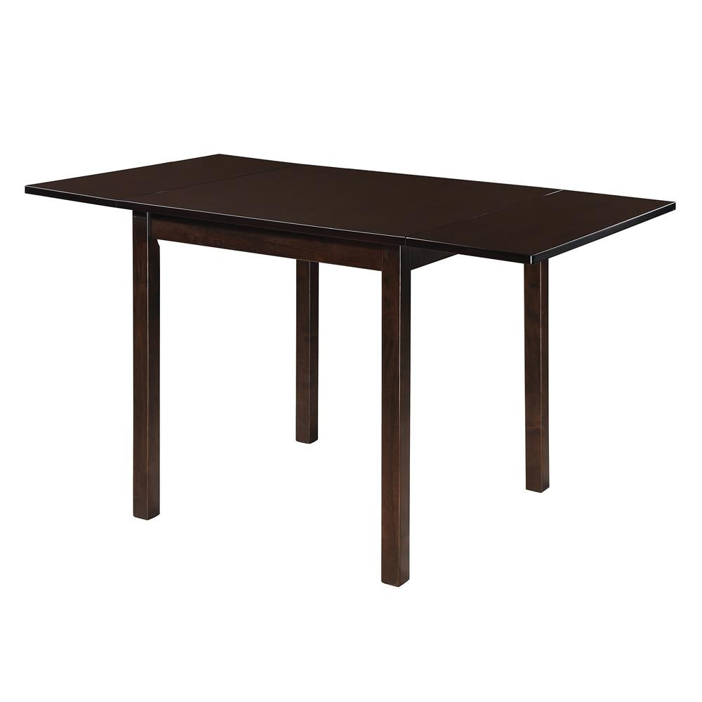 Kelso Rectangular Dining Table with Drop Leaf Cappuccino Half Price Furniture