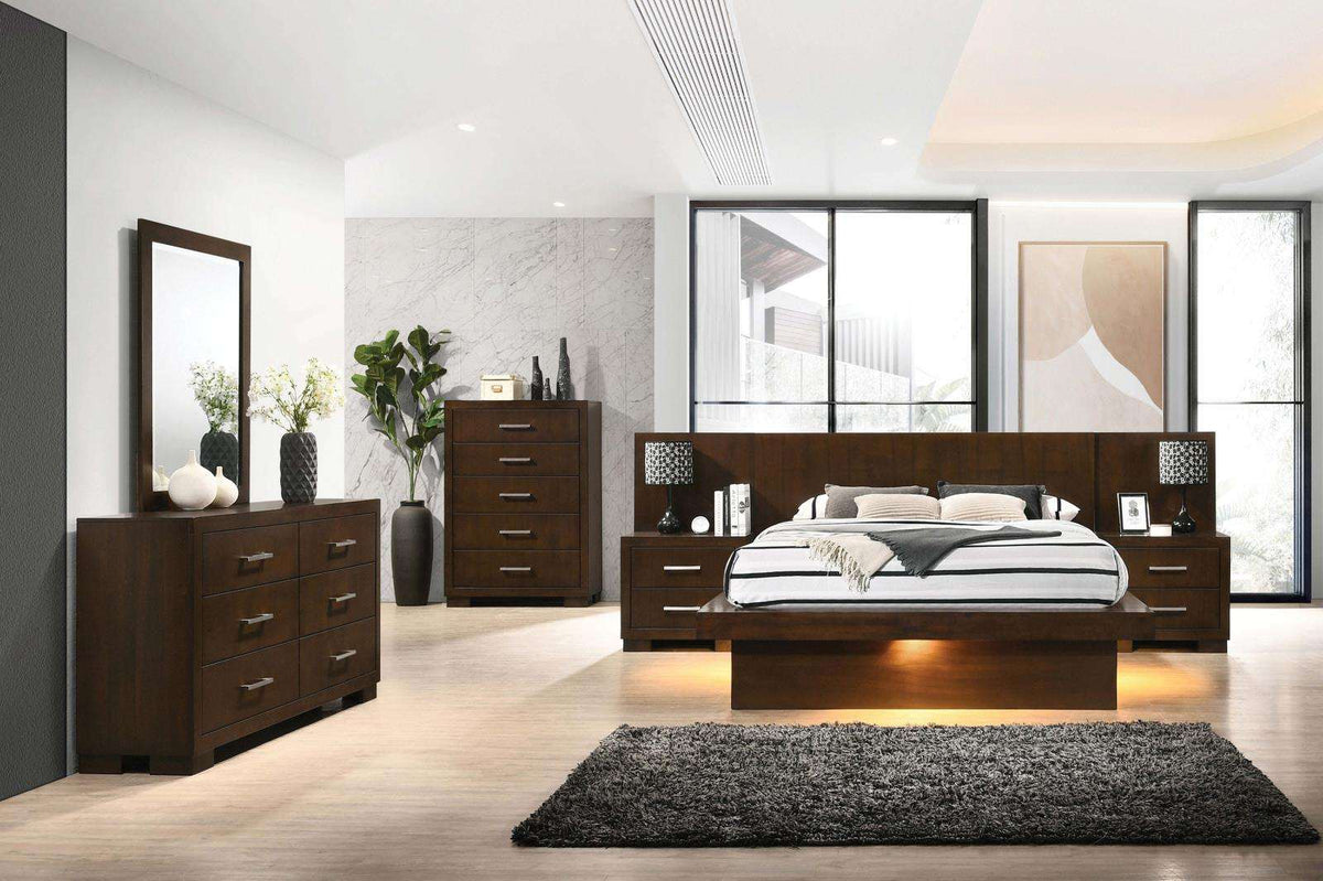 Jessica Minimalistic Platform Bedroom Set - Half Price Furniture