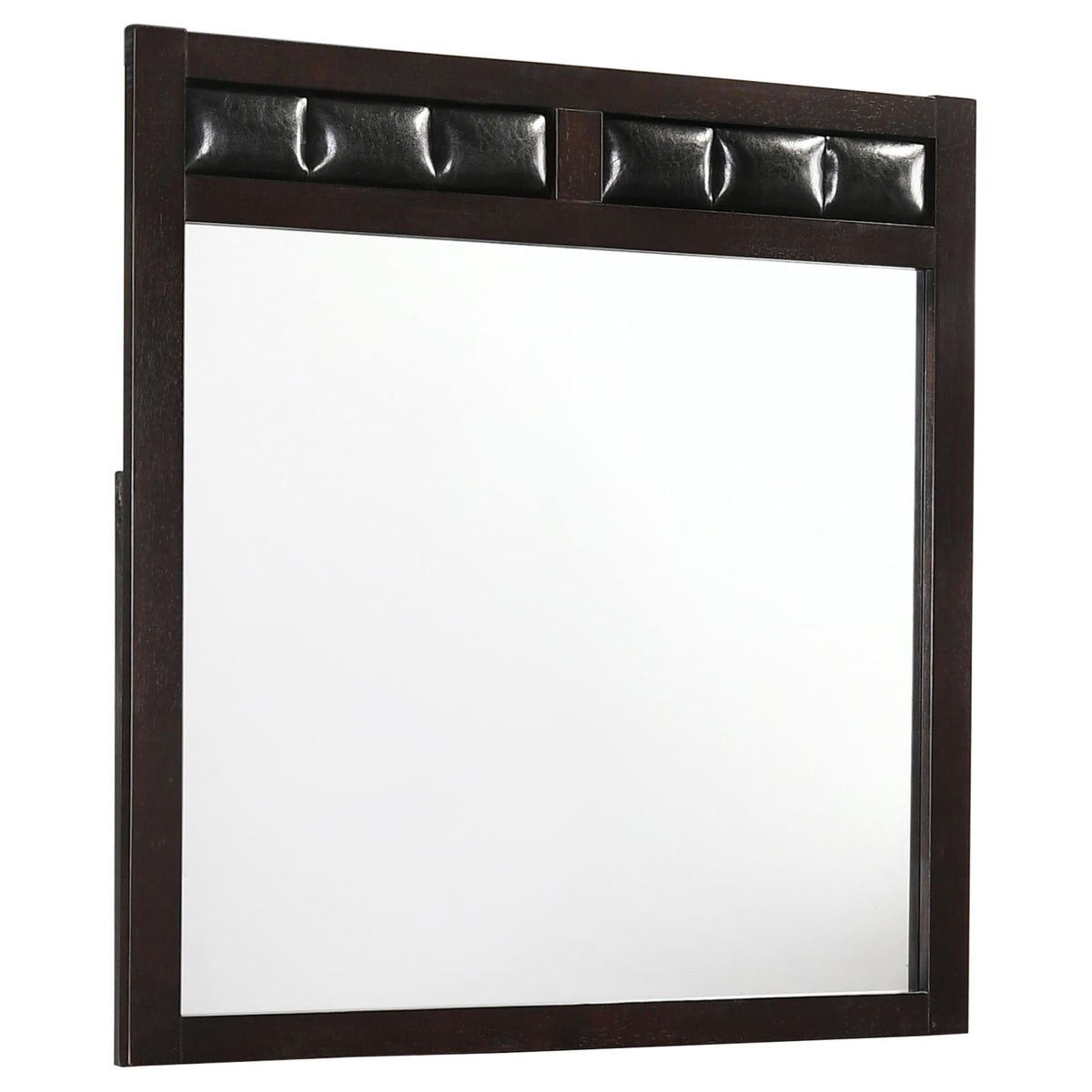 Carlton Upholstered Bedroom Set Cappuccino and Black - Youth Bedroom Set - Half Price Furniture