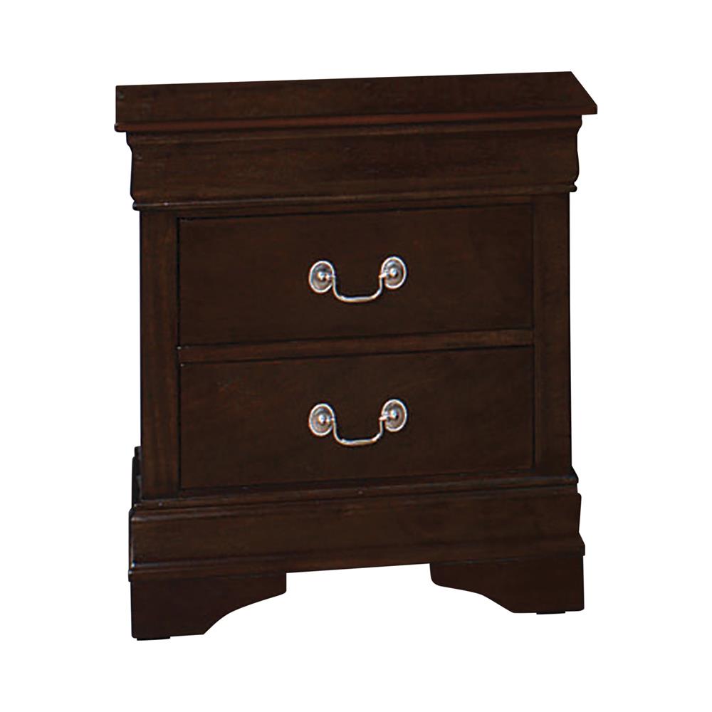 Louis Philippe 2-drawer Nightstand Cappuccino Louis Philippe 2-drawer Nightstand Cappuccino Half Price Furniture