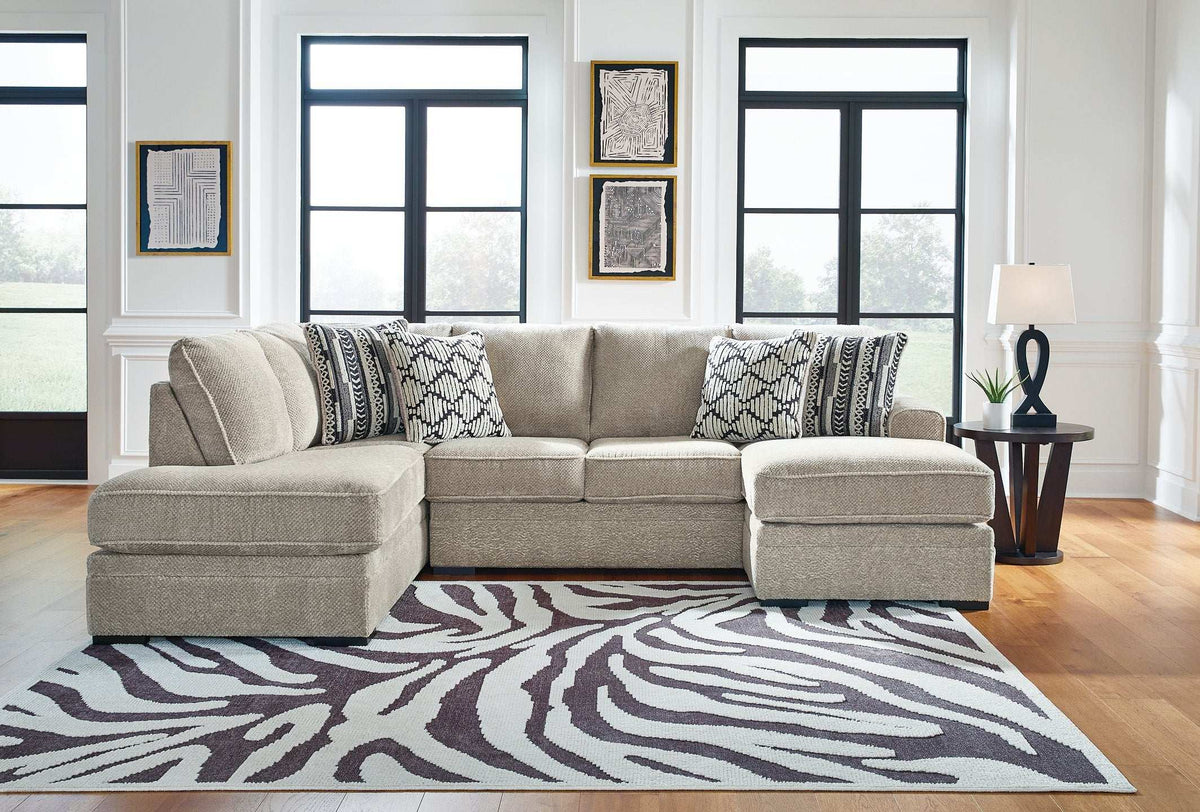 Calnita 2-Piece Sectional with Chaise - Sectional - Half Price Furniture