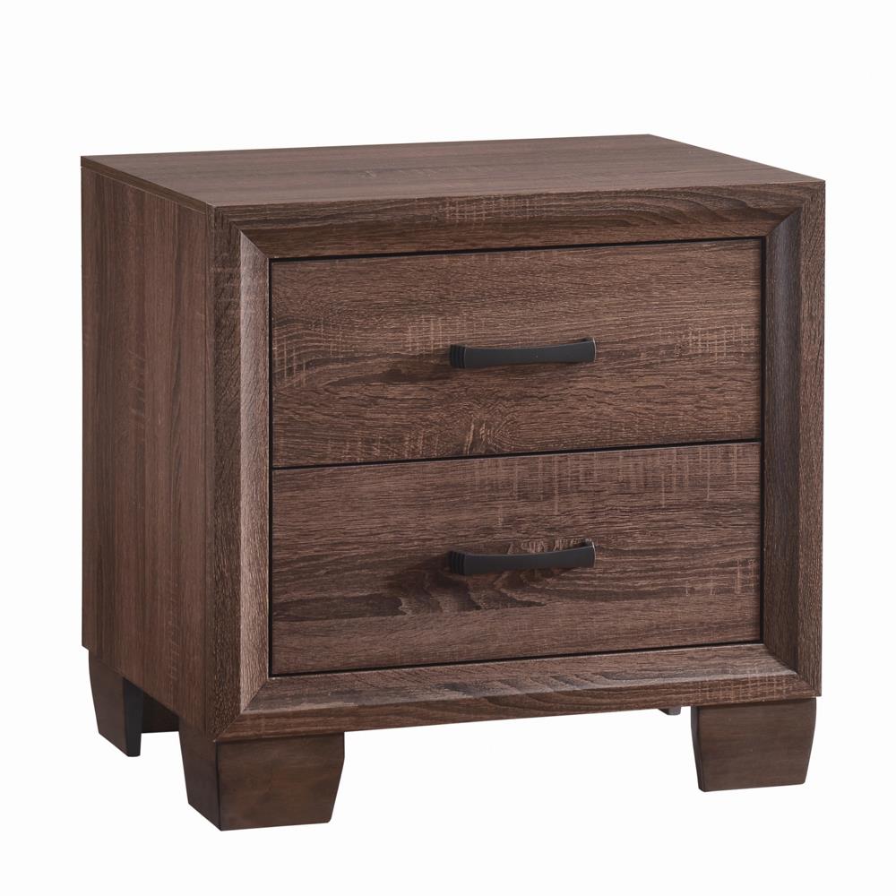 Brandon 2-drawer Nightstand Medium Warm Brown  Las Vegas Furniture Stores