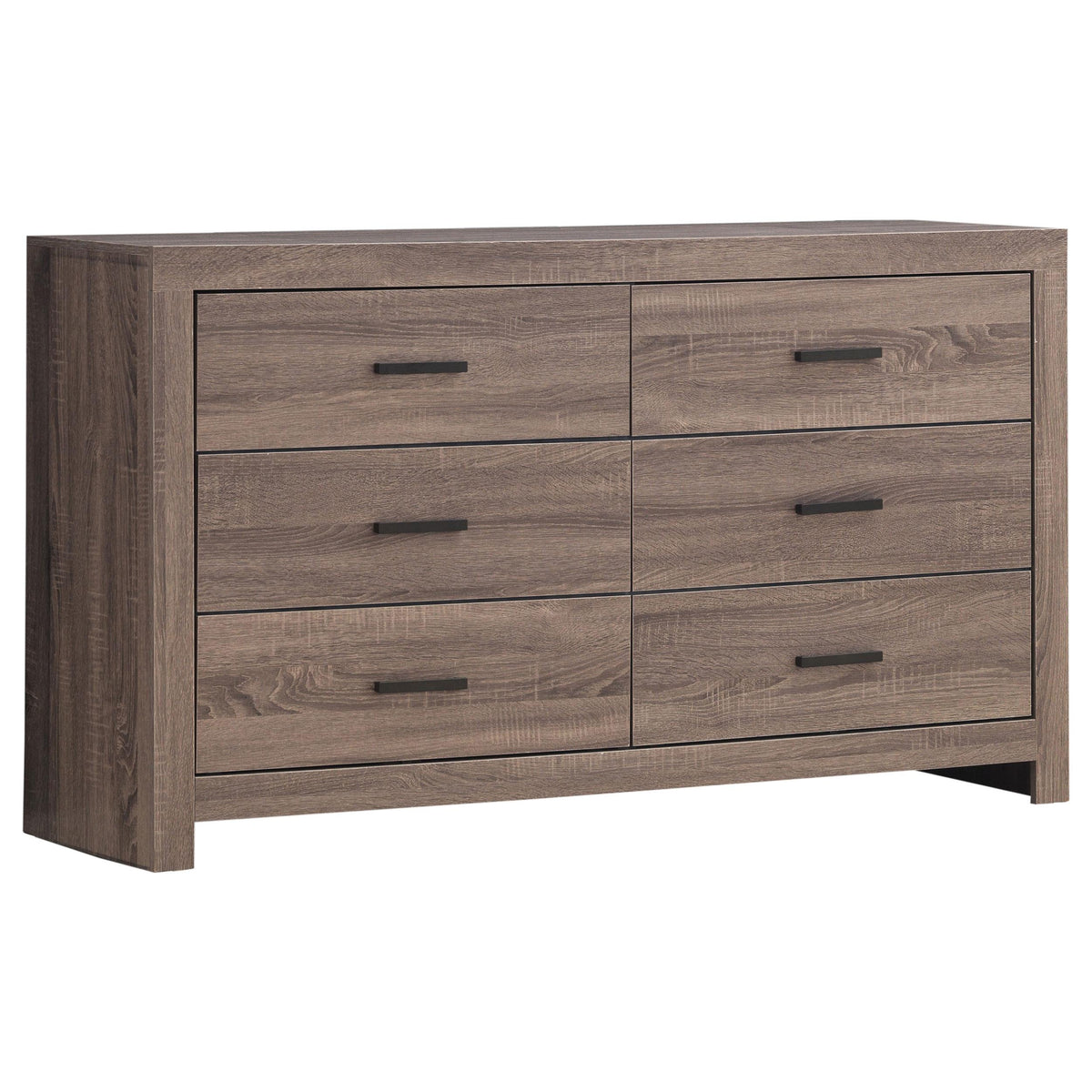 Brantford 6-drawer Dresser Barrel Oak Brantford 6-drawer Dresser Barrel Oak Half Price Furniture