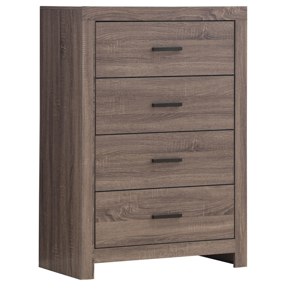 Brantford 4-drawer Chest Barrel Oak  Las Vegas Furniture Stores