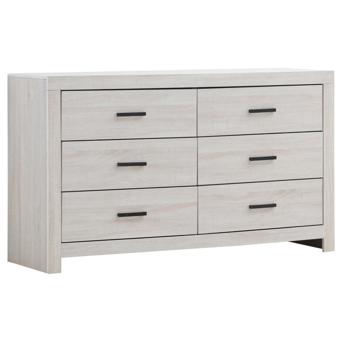 Brantford 6-drawer Dresser Coastal White Brantford 6-drawer Dresser Coastal White Half Price Furniture