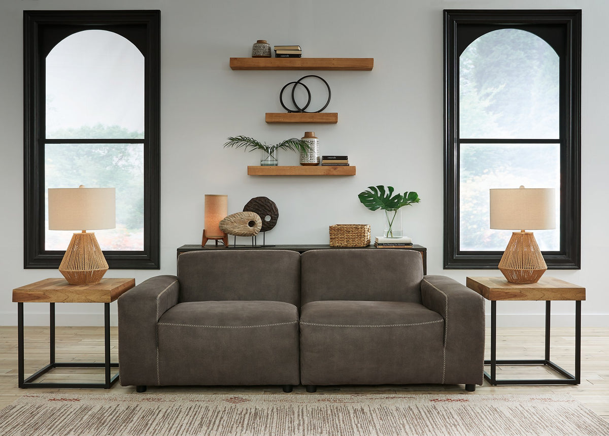 Allena 2-Piece Sectional Loveseat - Loveseat - Half Price Furniture