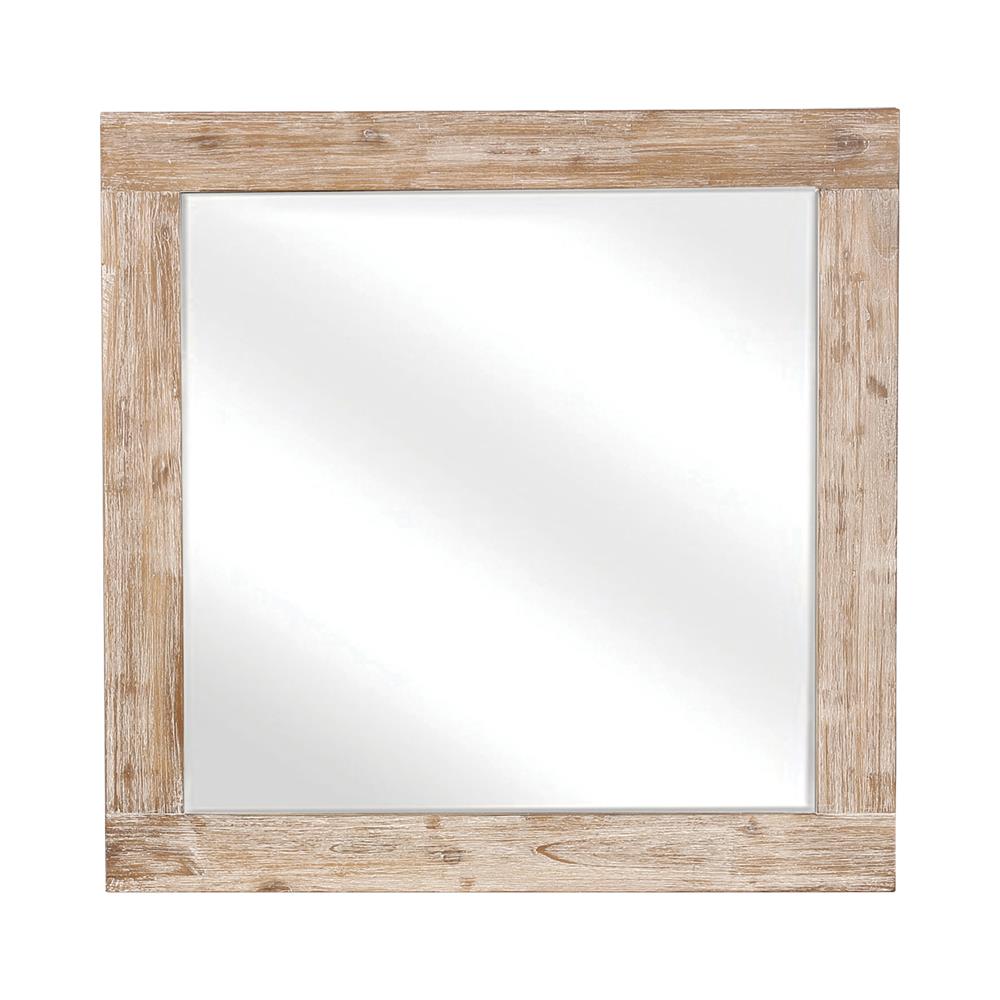 Marlow Rectangular Dresser Mirror Rough Sawn Multi Half Price Furniture