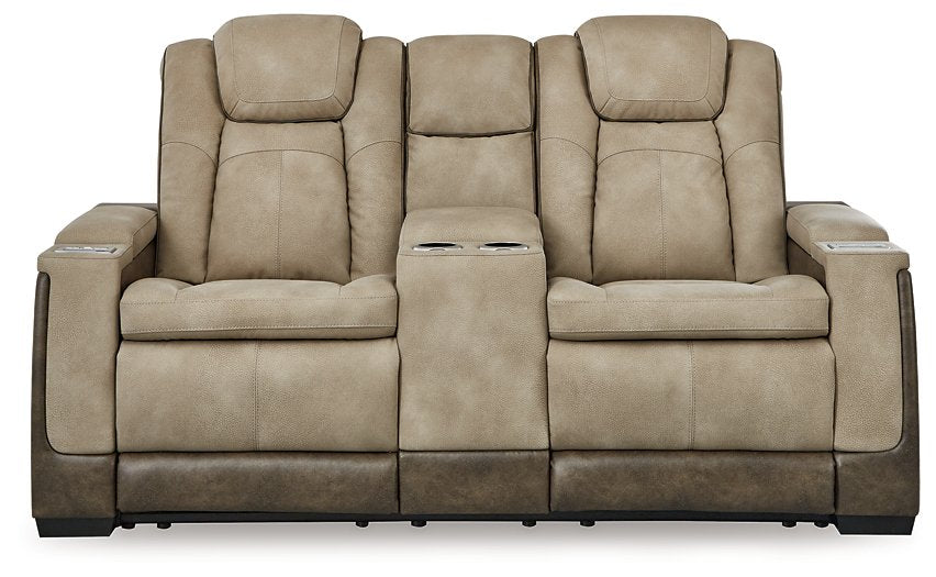 Next-Gen DuraPella Power Reclining Loveseat with Console Half Price Furniture