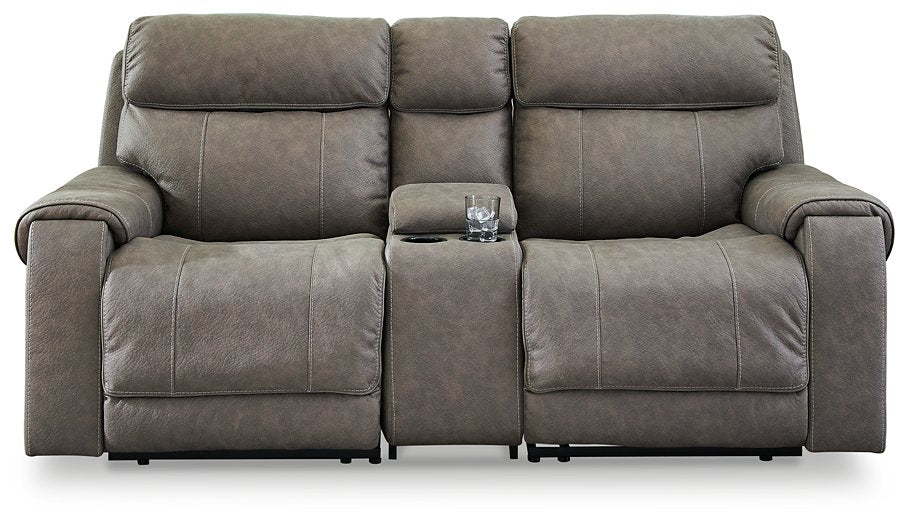 Starbot 3-Piece Power Reclining Loveseat with Console  Half Price Furniture