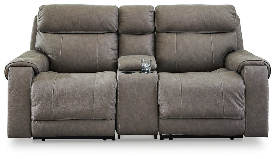 Starbot 3-Piece Power Reclining Loveseat with Console Half Price Furniture