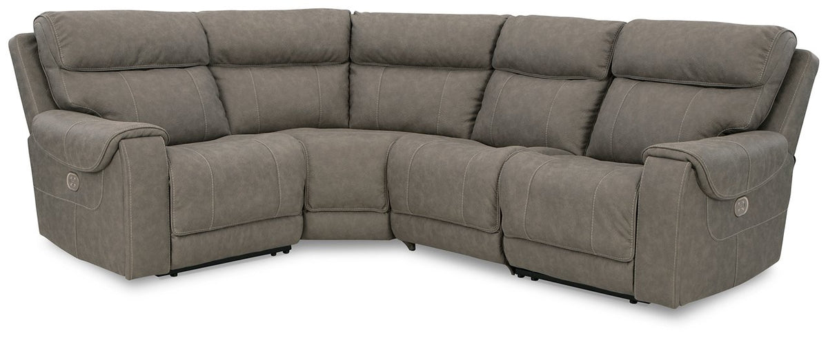 Starbot Power Reclining Sectional  Half Price Furniture