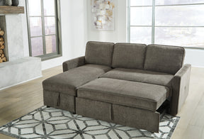 Kerle 2-Piece Sectional with Pop Up Bed - Half Price Furniture