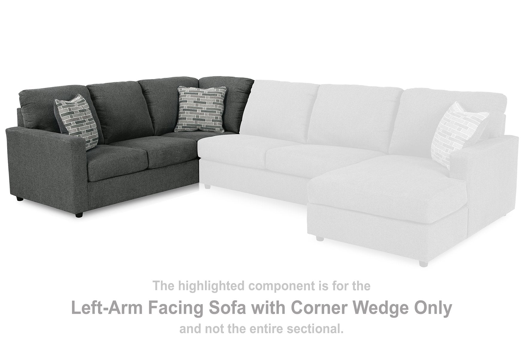 Edenfield 3-Piece Sectional with Chaise - Sectional - Half Price Furniture