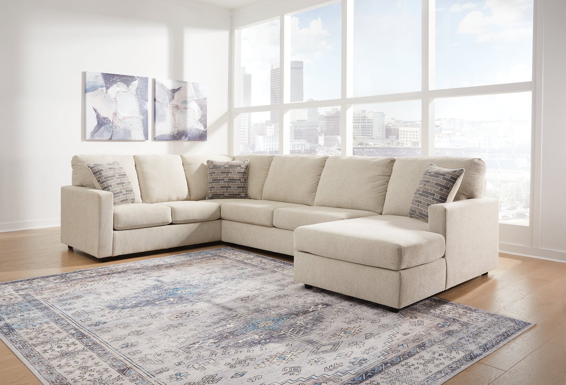 Edenfield 3-Piece Sectional with Chaise - Sectional - Half Price Furniture