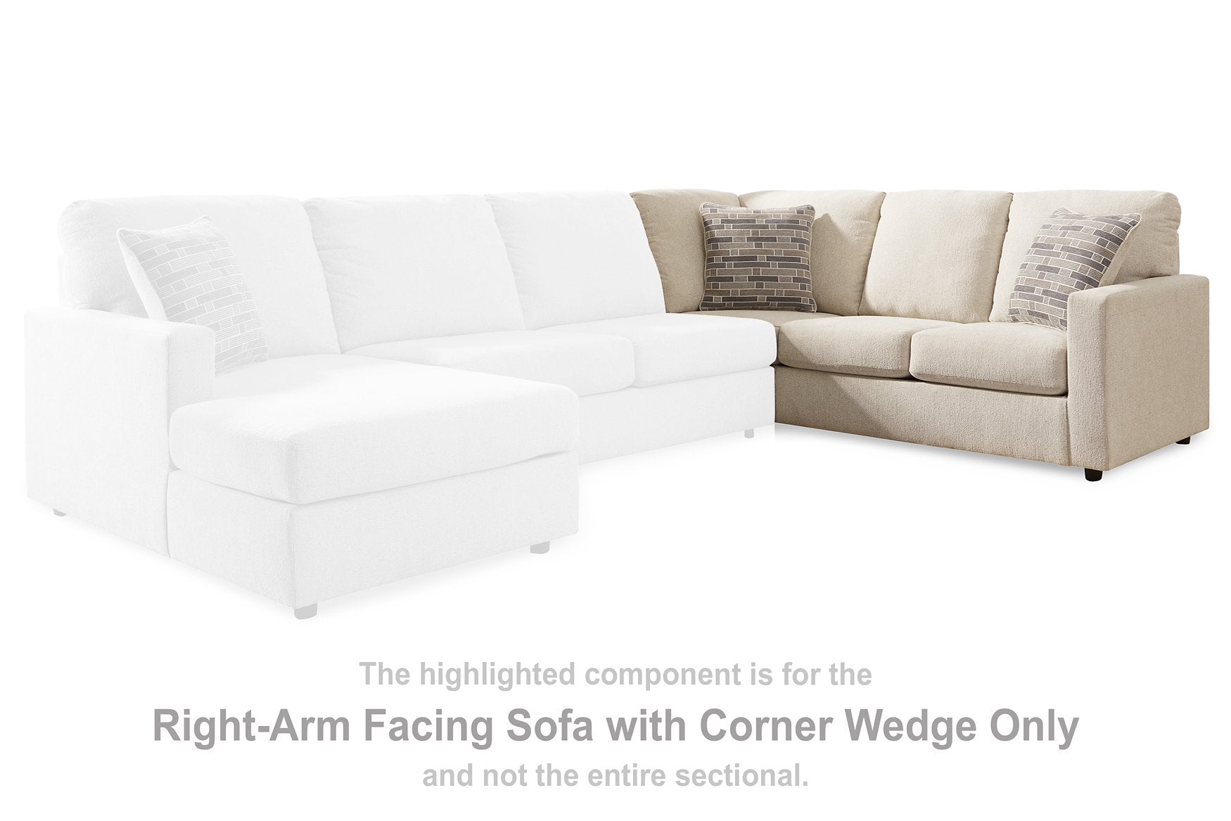 Edenfield 3-Piece Sectional with Chaise - Sectional - Half Price Furniture