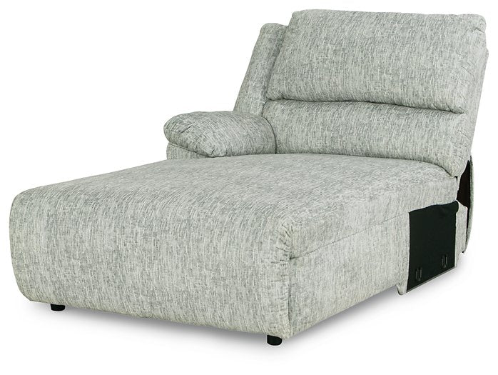 McClelland Reclining Sectional with Chaise - Half Price Furniture
