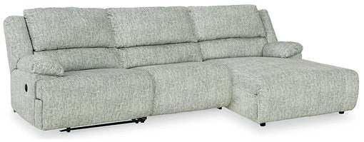 McClelland Reclining Sectional with Chaise  Half Price Furniture