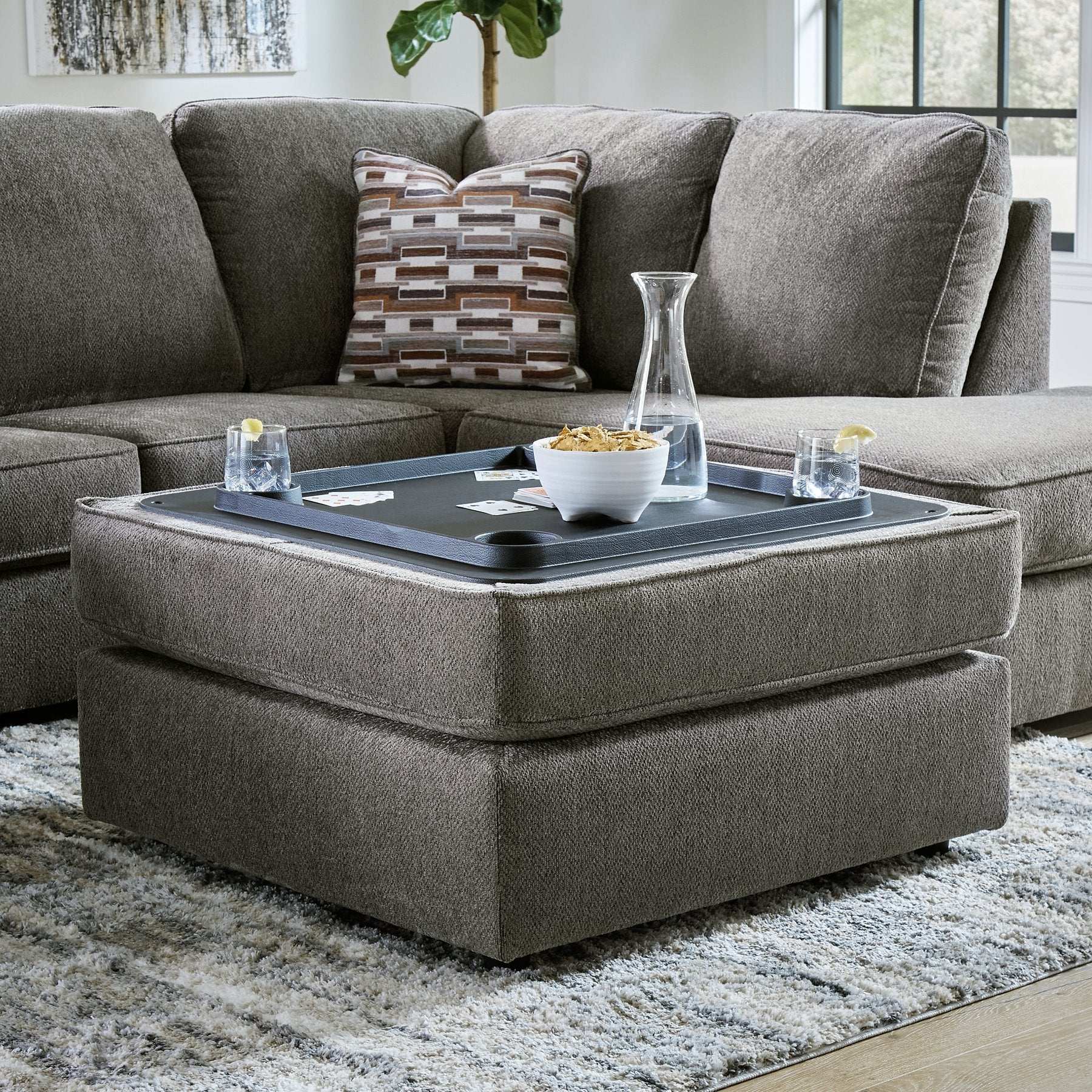 O'Phannon Ottoman With Storage Half Price Furniture