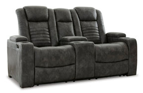 Soundcheck Power Reclining Loveseat with Console - Half Price Furniture