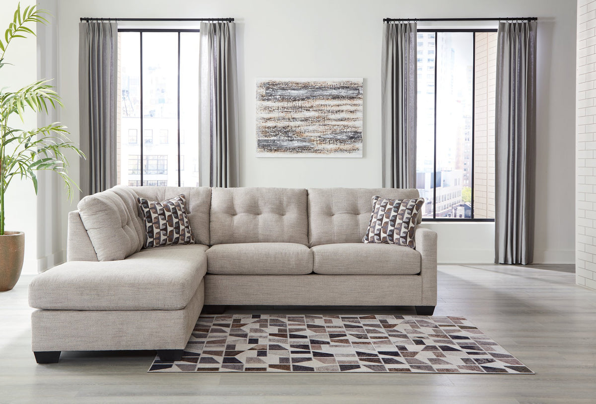 Mahoney 2-Piece Sectional with Chaise - Half Price Furniture