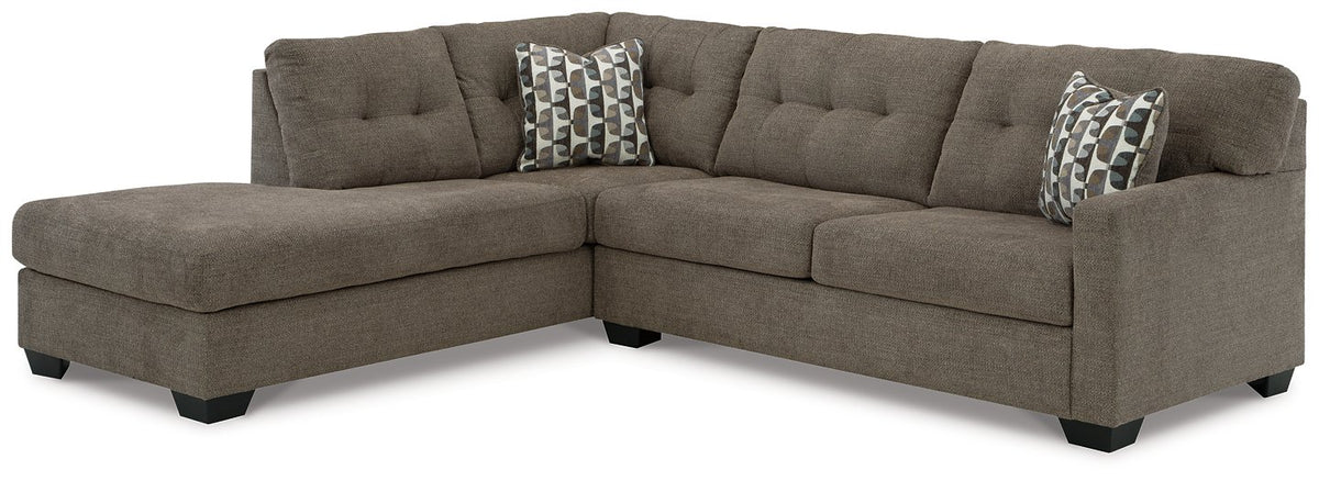 Mahoney 2-Piece Sleeper Sectional with Chaise  Half Price Furniture