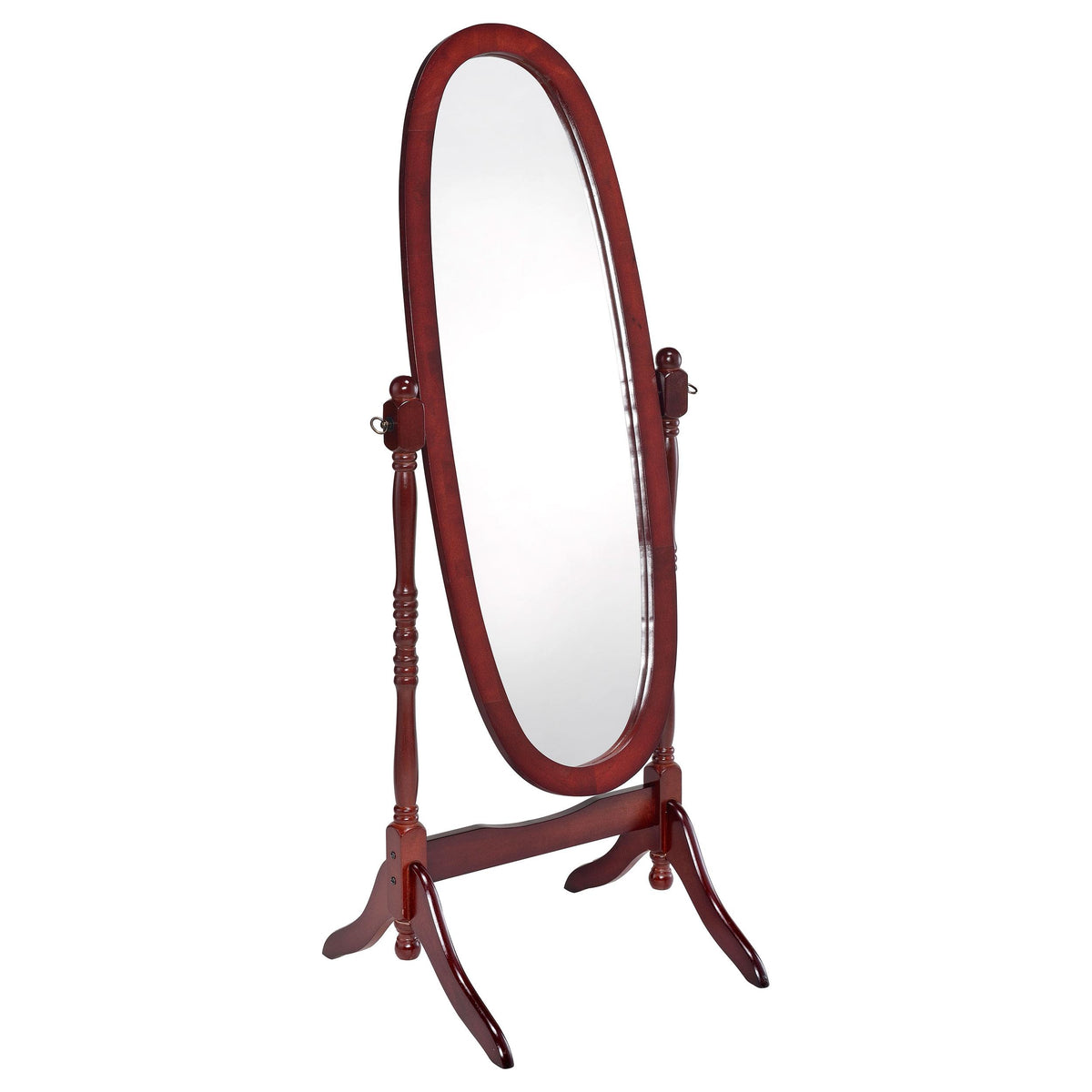 Foyet Oval Cheval Mirror Merlot Foyet Oval Cheval Mirror Merlot Half Price Furniture