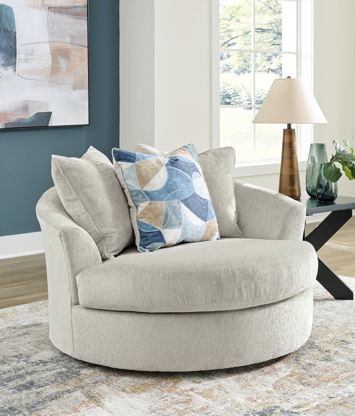 Maxon Place Oversized Swivel Accent Chair - Half Price Furniture