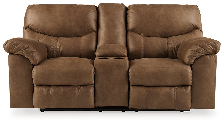 Boxberg Reclining Loveseat with Console  Las Vegas Furniture Stores