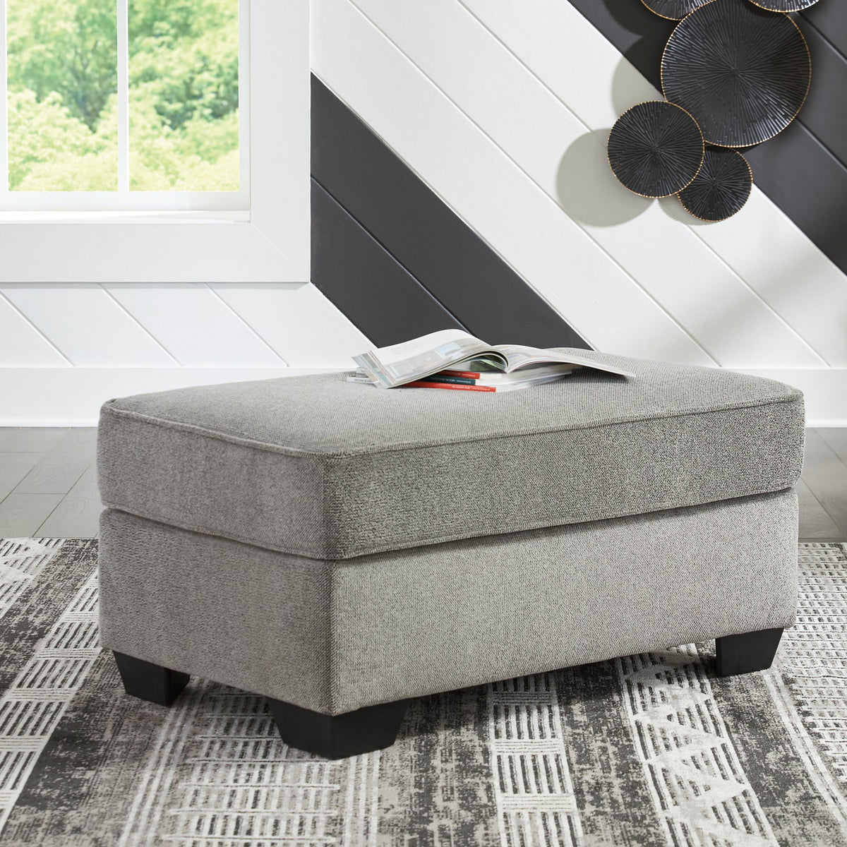 Deakin Ottoman - Ottoman - Half Price Furniture