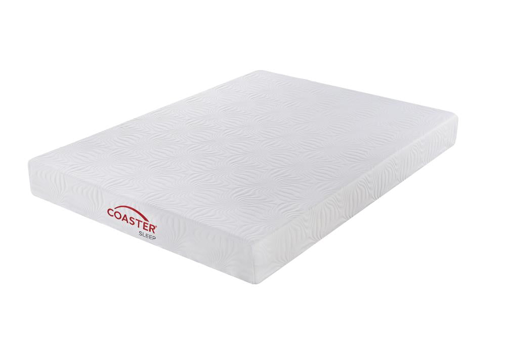 Keegan Full Memory Foam Mattress White Half Price Furniture