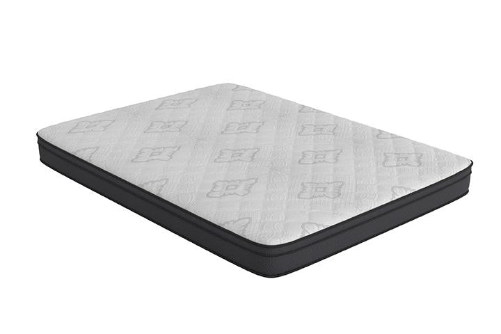 Evie 9.25" Twin Mattress White and Black Evie 9.25" Twin Mattress White and Black Half Price Furniture