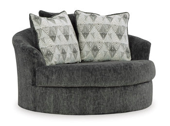 Biddeford Oversized Swivel Accent Chair - Chair - Half Price Furniture