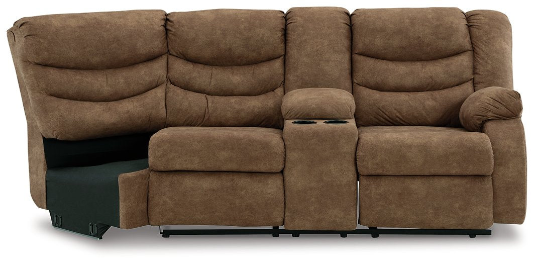 Partymate 2-Piece Reclining Sectional - Half Price Furniture